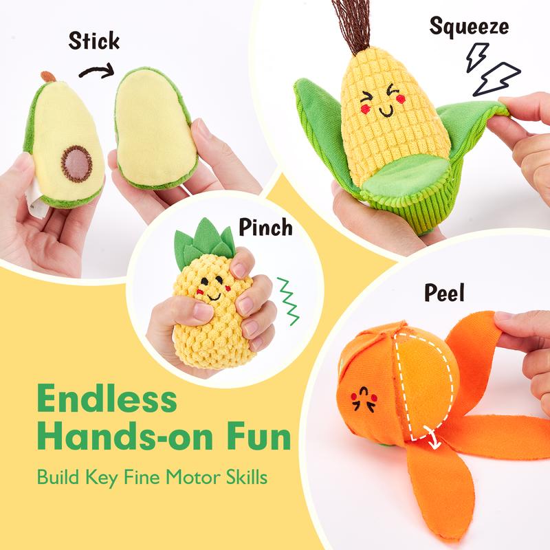 Little Learners Peel & Play Fruit Set