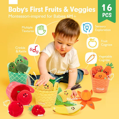 Little Learners Peel & Play Fruit Set